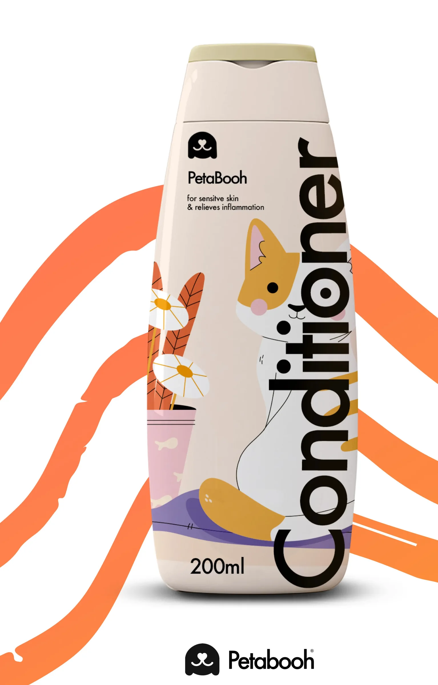 Petabooh conditioner bottle
