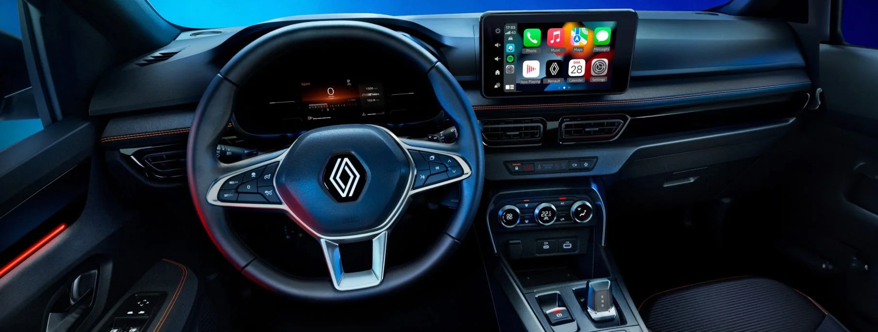 Interior del Renault Kardian